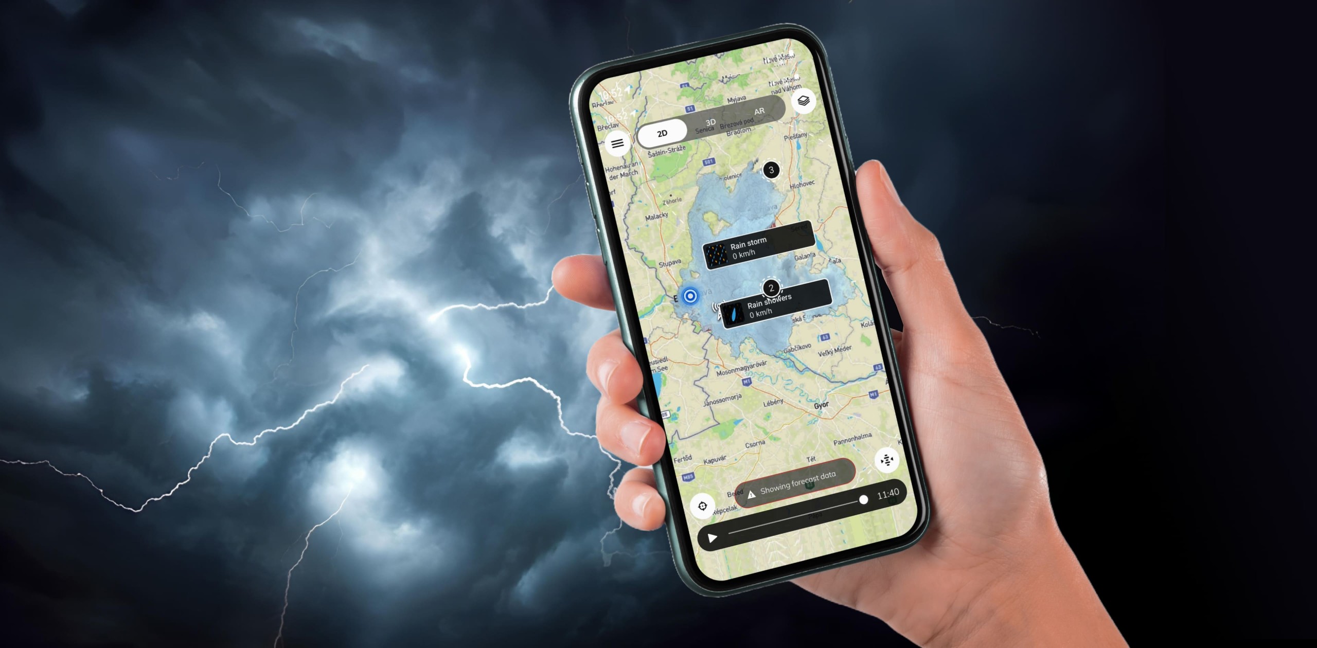 mySKYwatch AR weather app