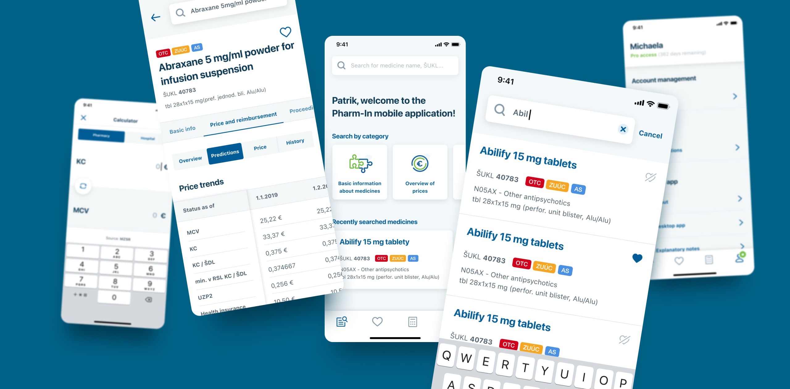 Mobile App for Drug Registration and Price Calculation Pharm-In Apps by Touch4IT