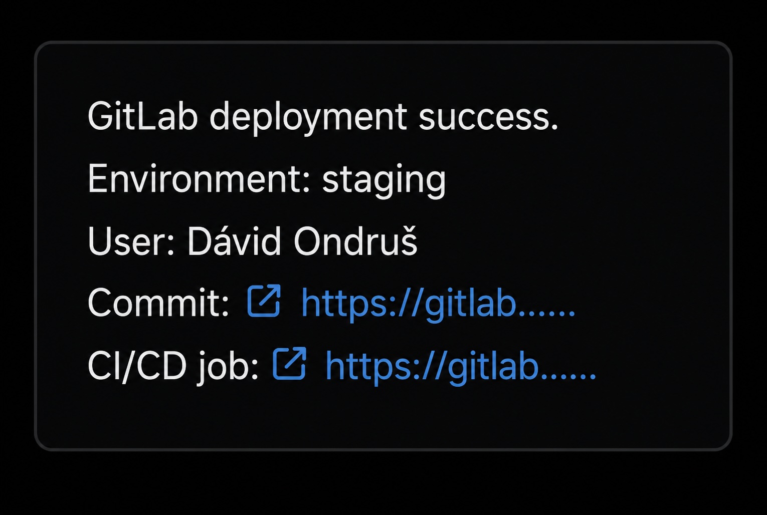 Deployment notification in Redmine