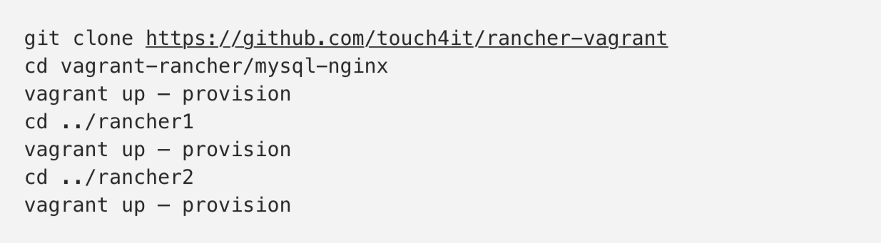 git clone