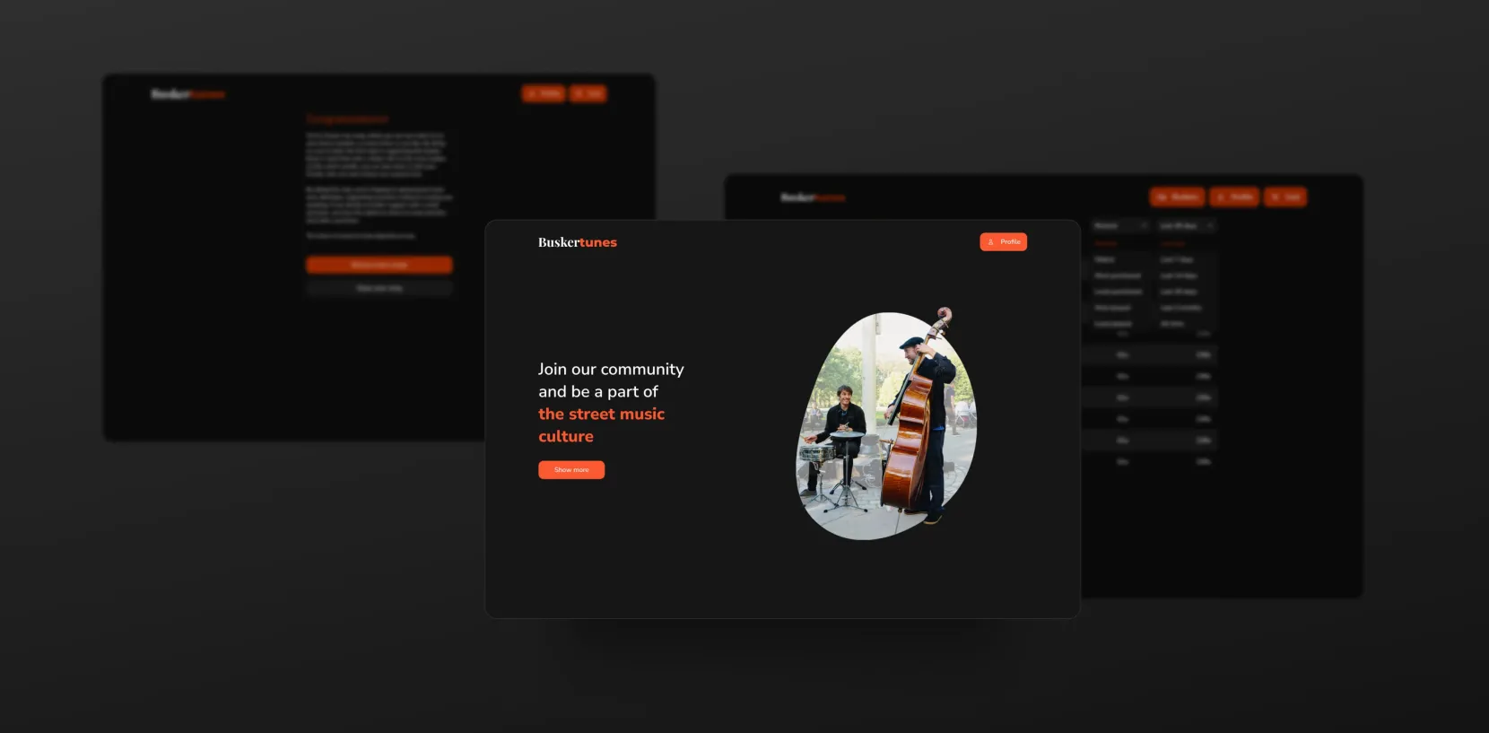 BuskerTunes - Platform for Buskers - by Touch4IT