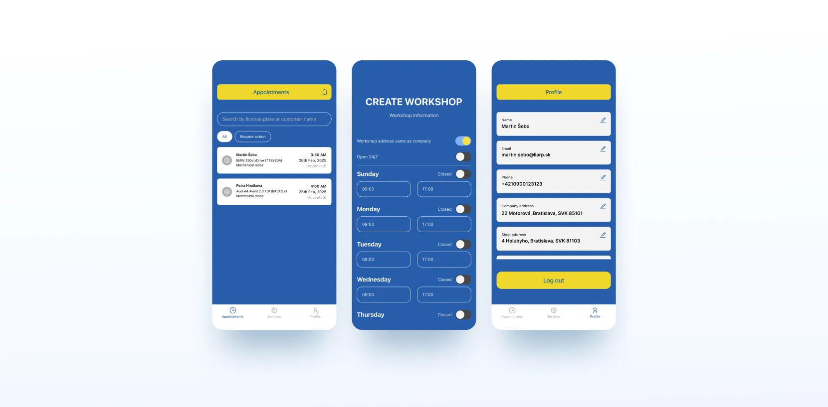 US Auto Repair Platform by Touch4IT