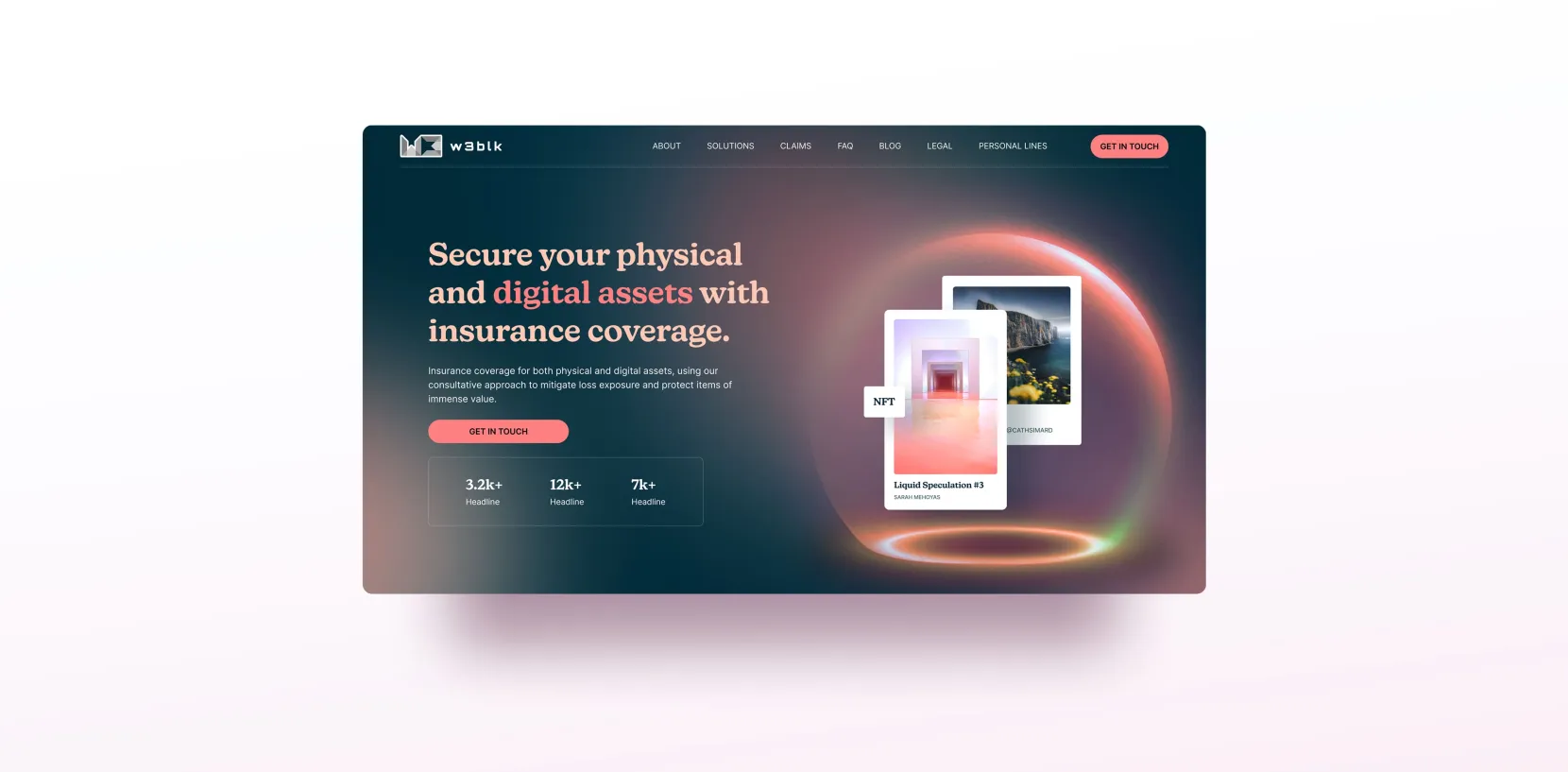 Online Platform for Insuring Physical and Digital Assets by Touch4IT