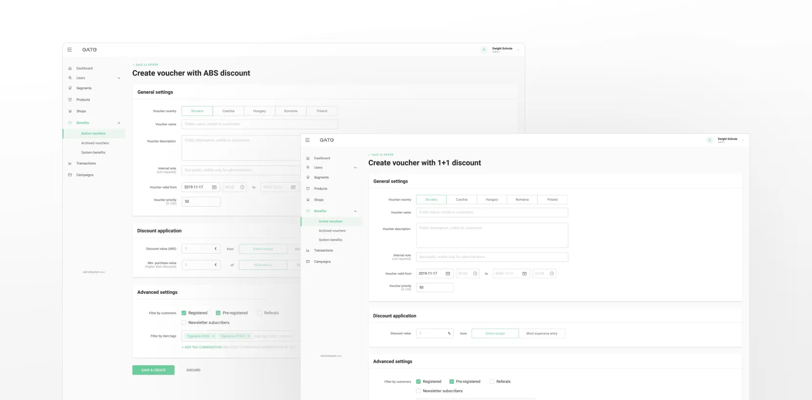 Loyalty System for Customers of the GATE Fashion Brand by Touch4IT