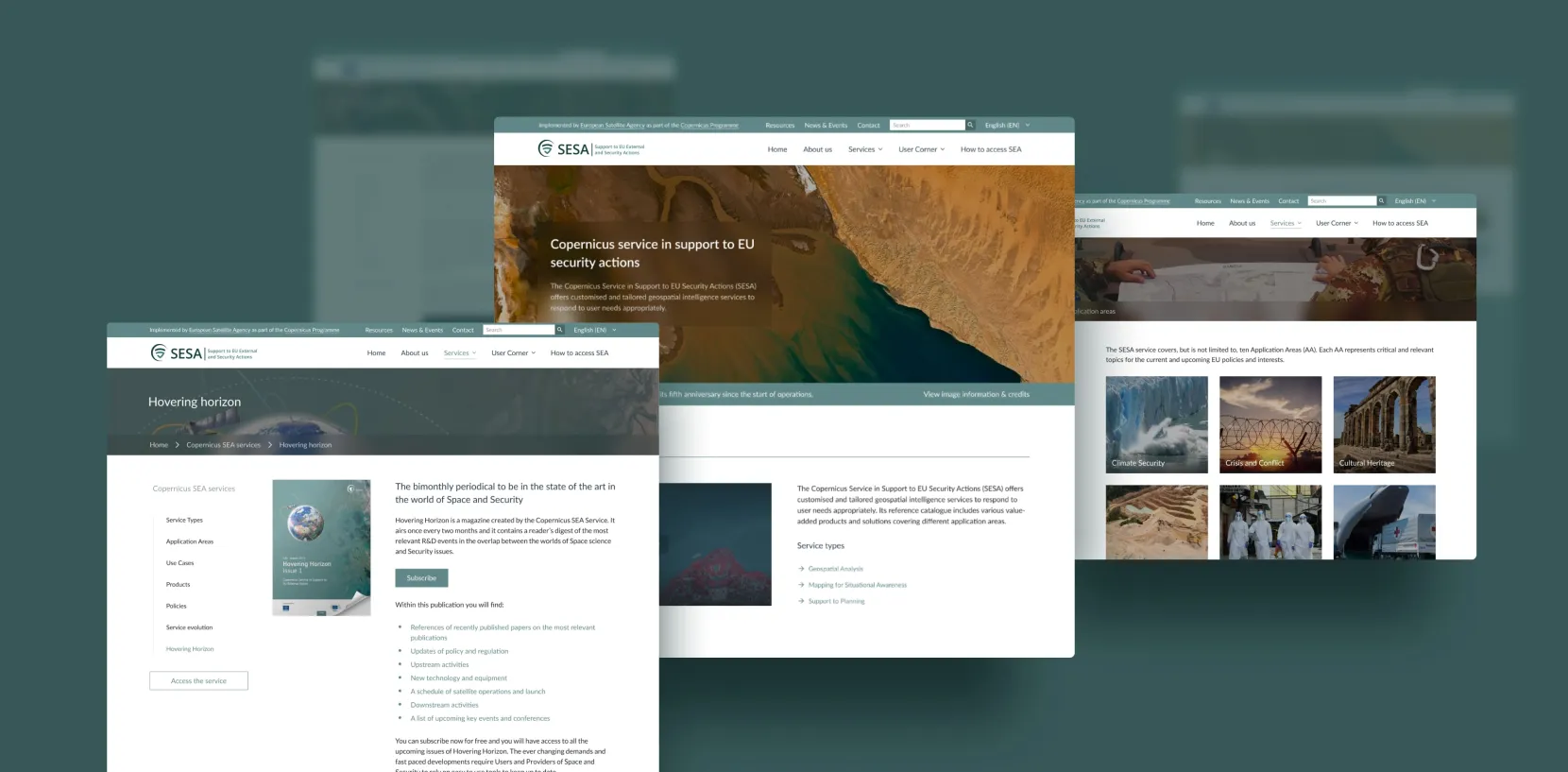 Copernicus SESA Portal by Touch4IT