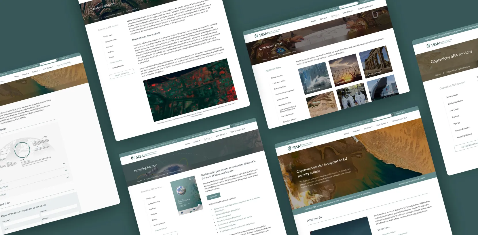 Copernicus SESA Portal by Touch4IT