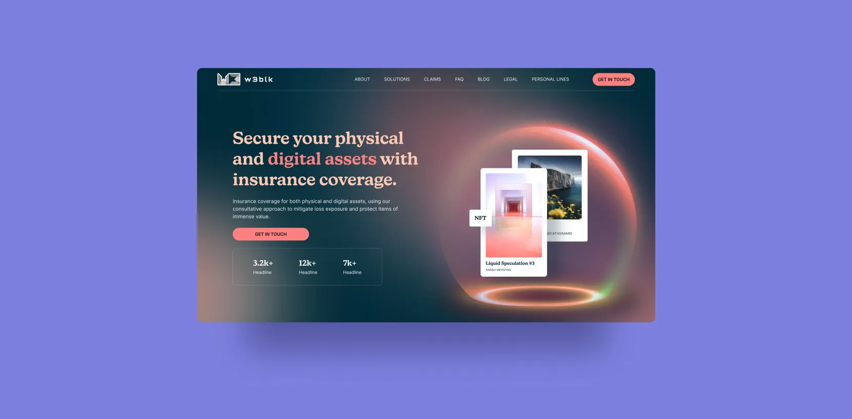 Online Platform for Insuring Physical and Digital Assets by Touch4IT