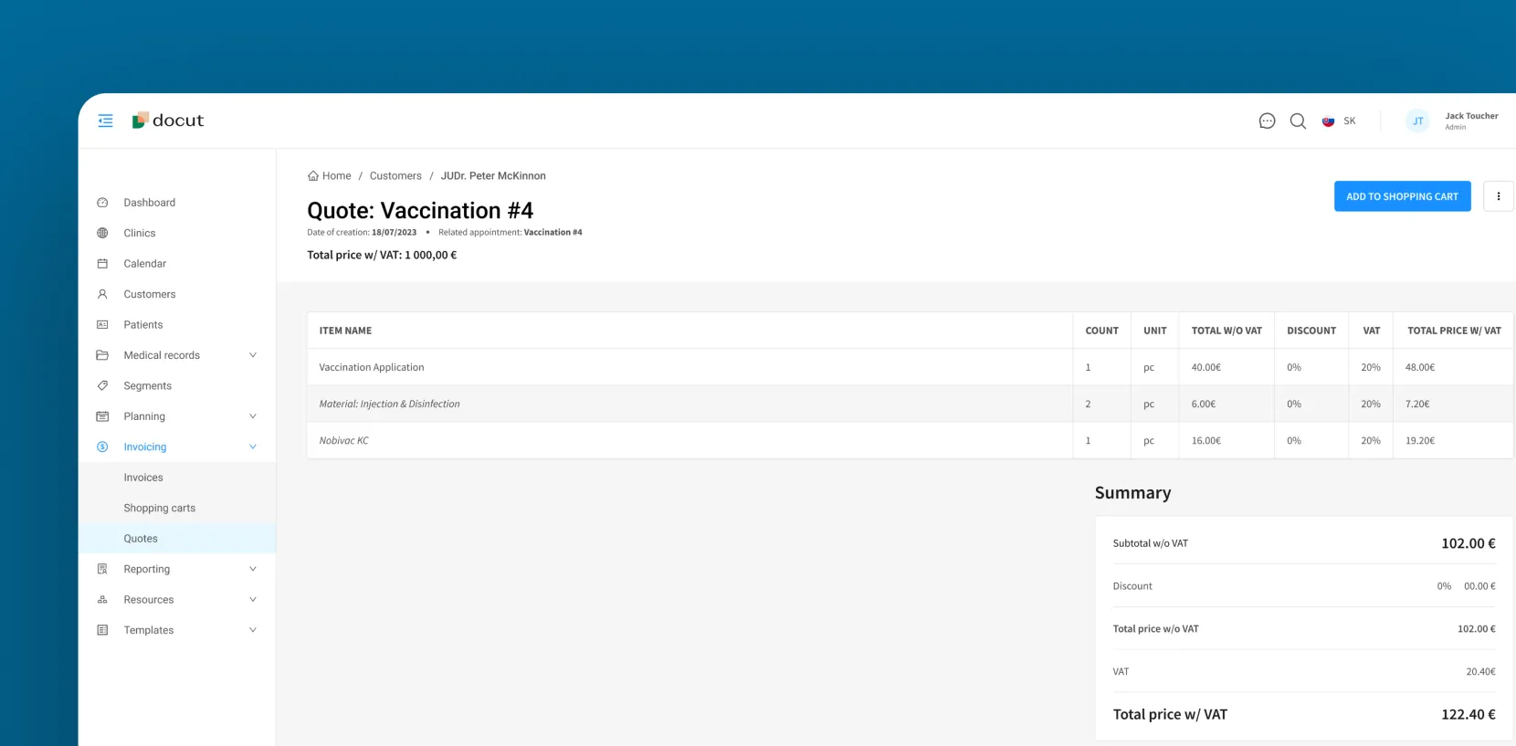 Docut - Veterinary Management Software