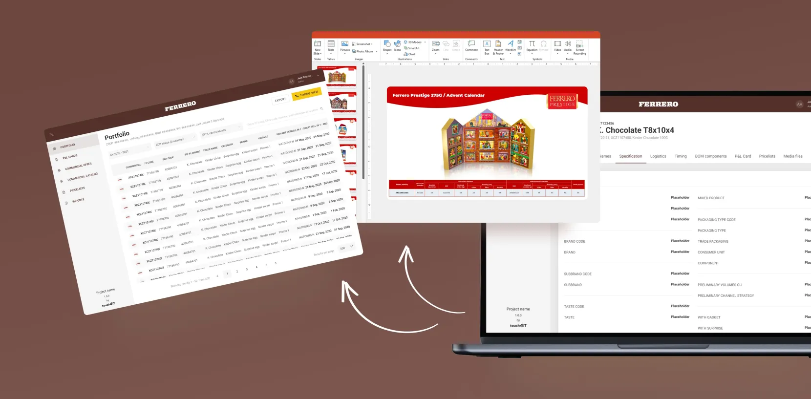 Ferrero - Product Management System by Touch4IT
