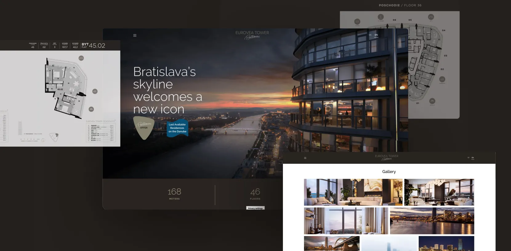 Eurovea Tower Portal by Touch4IT
