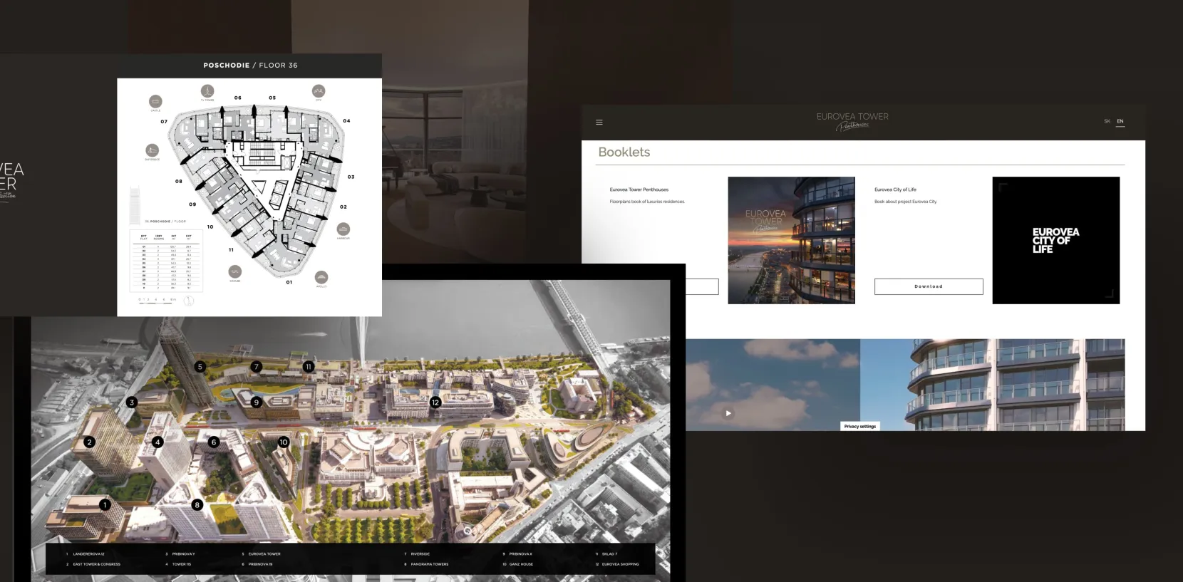 Eurovea Tower Portal by Touch4IT