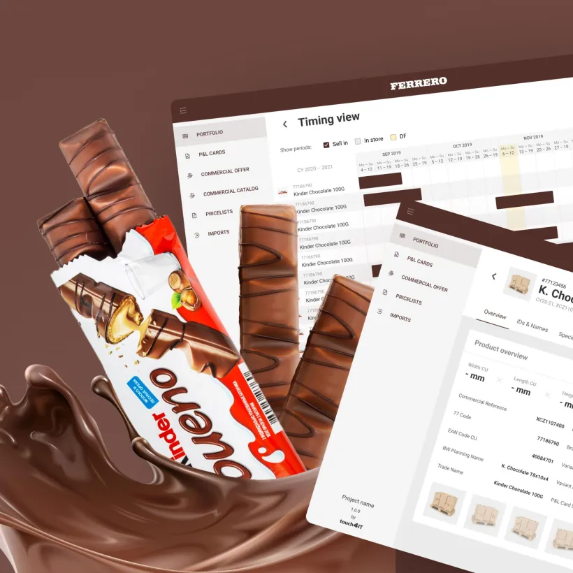 Ferrero - Product Management System by Touch4IT