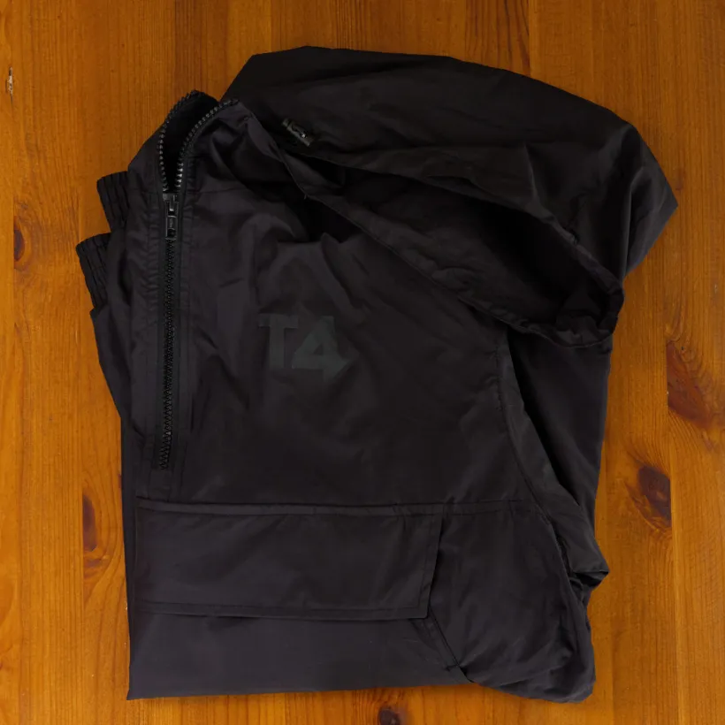 Black T4 Windbreaker Jacket