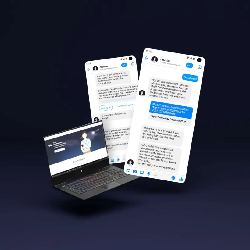 The First Facebook Chatbot Checkbot