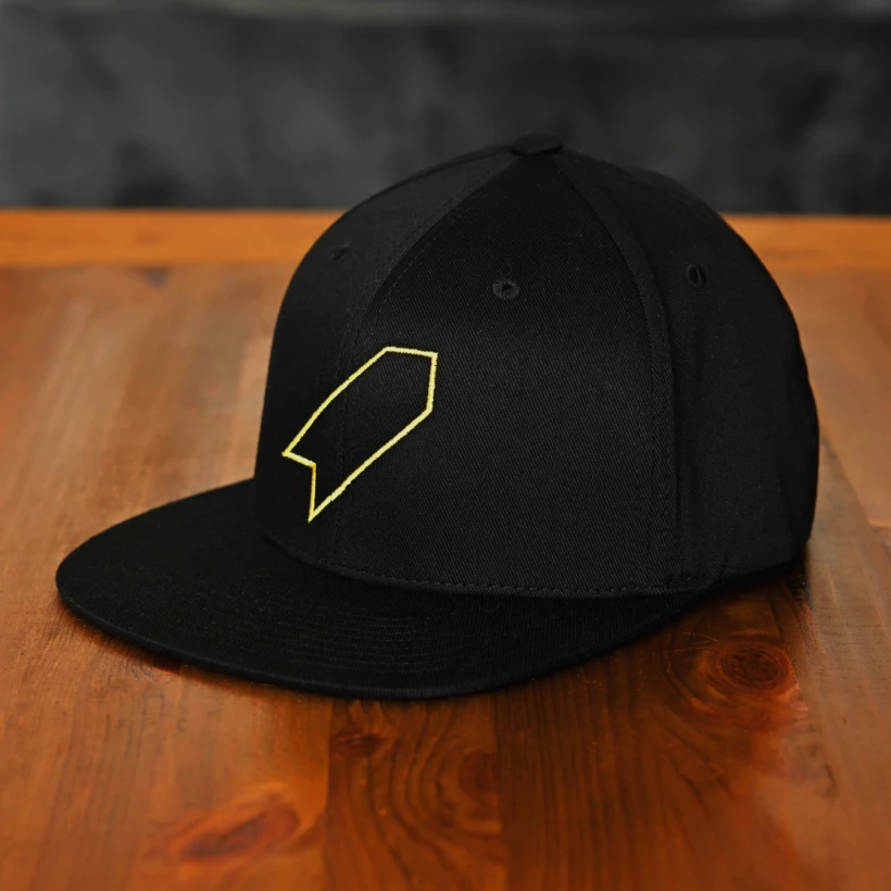 Black "Yellow Arrow" Cap
