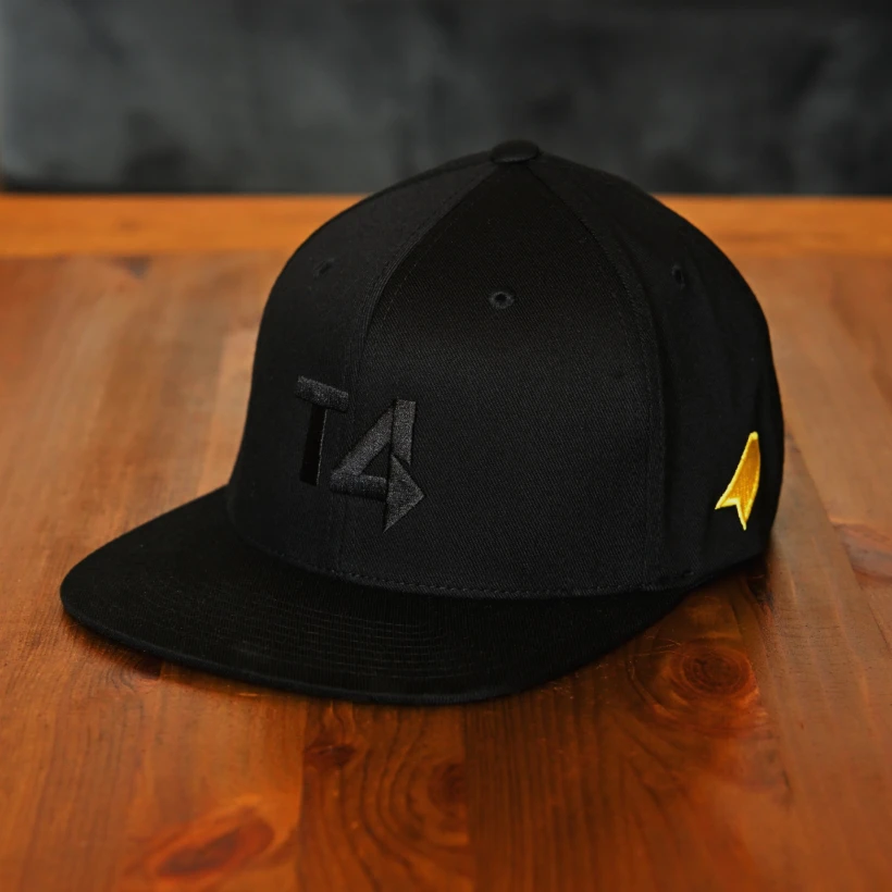 Black T4 with "Small Yellow Arrow" Cap