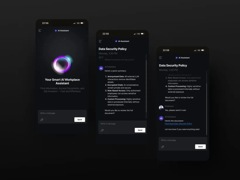 Conversational AI Assistant by Touch4IT