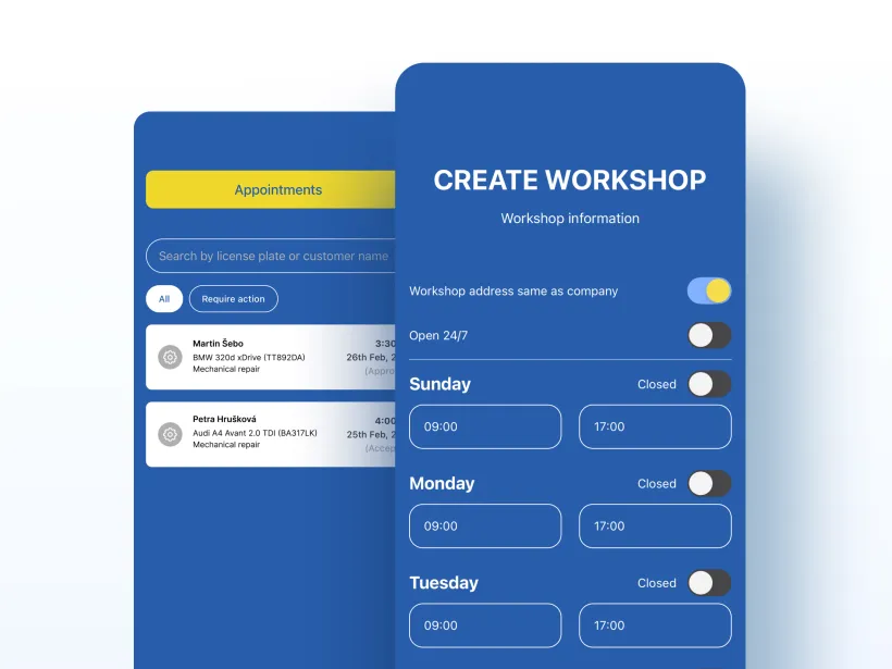 US Auto Repair Platform by Touch4IT