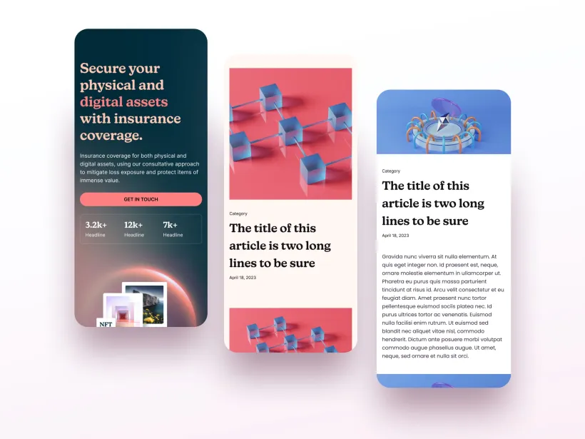 Online Platform for Insuring Physical and Digital Assets by Touch4IT