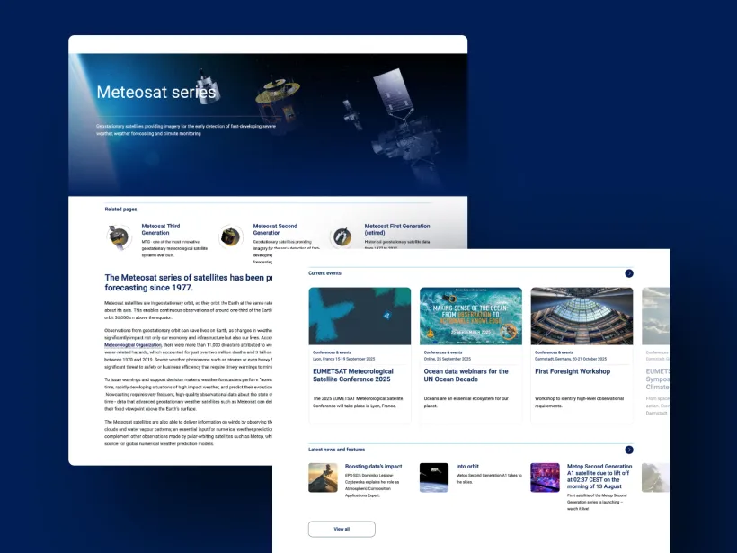 Secure Web Platform and Infrastructure for Europe’s Satellite Data Organization by Touch4IT