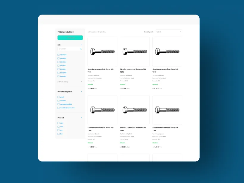 Online Store with Smart Navigation and Real-Time Availability by Touch4IT