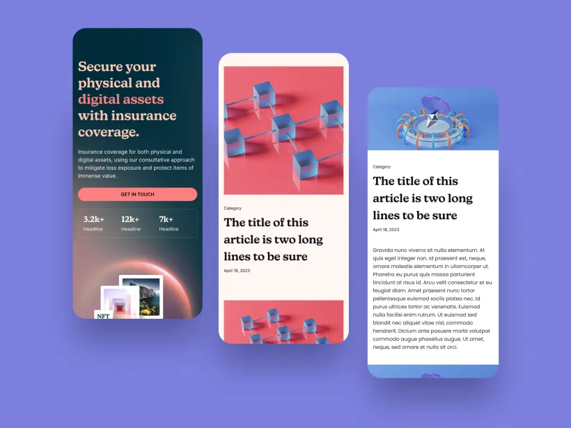 Online Platform for Insuring Physical and Digital Assets by Touch4IT