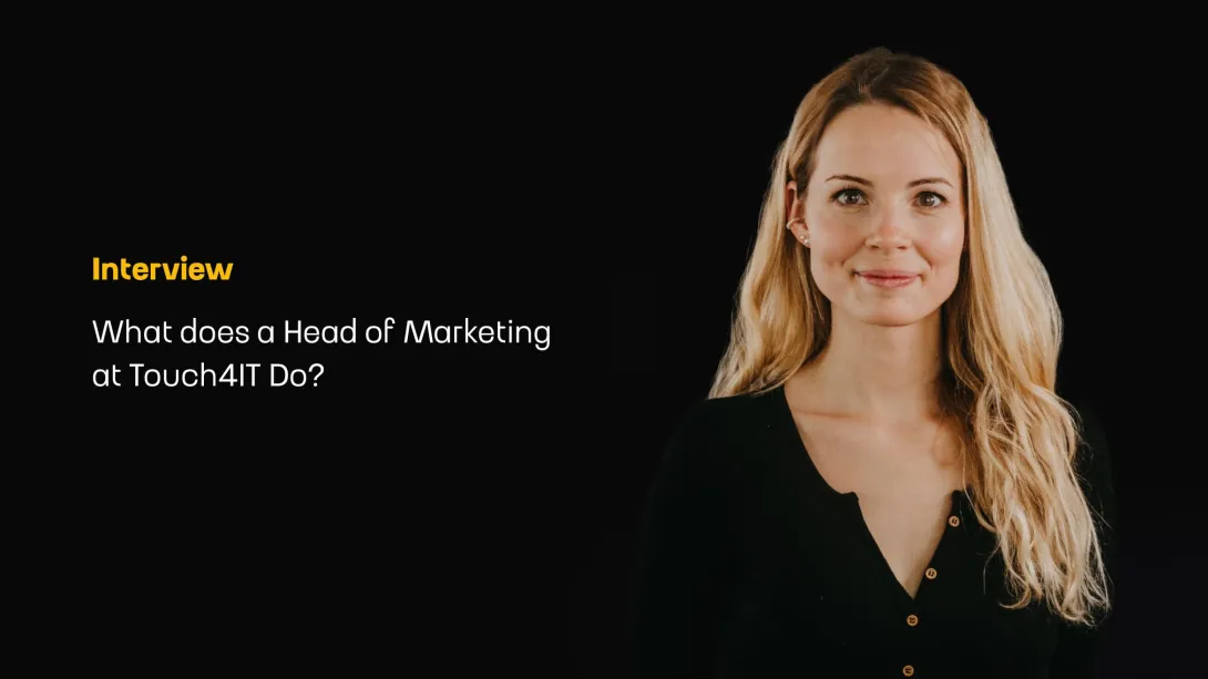 Michaela - Head of Marketing at Touch4IT